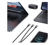 USAMS Kabel 2w1 2xUSB-C 72W 1,2m Aluminum - 1569153 - zdjęcie 6
